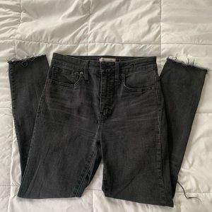 Madewell Curvy High Rise Ripped Skinny Jeans - 27